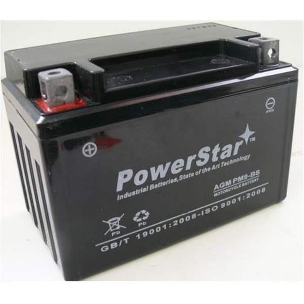 Powerstar PowerStar PM9-BS-F120-020D-2 Ytx9-Bs Battery & Charger Suzuki Quad sport Lt-Z250 Lt-Z400 Ktm Rxc - 2 Year Warranty PM9-BS-F120-020D_2